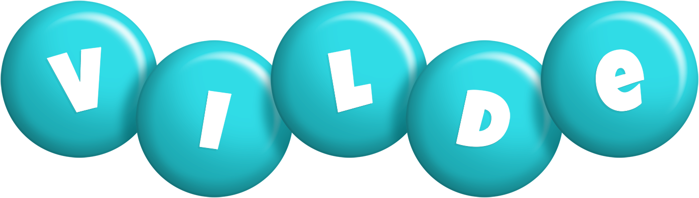 Vilde candy-azur logo