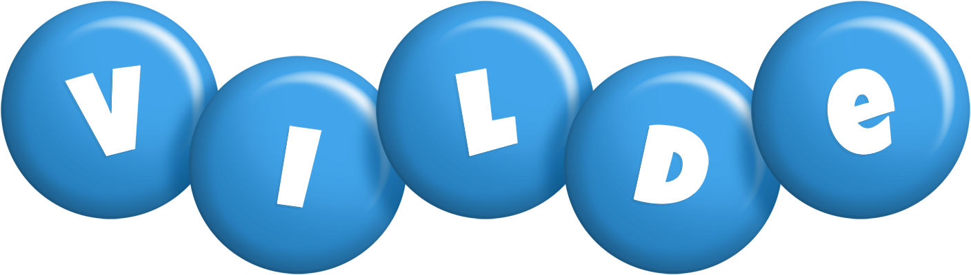 Vilde candy-blue logo