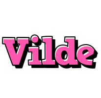 Vilde girlish logo