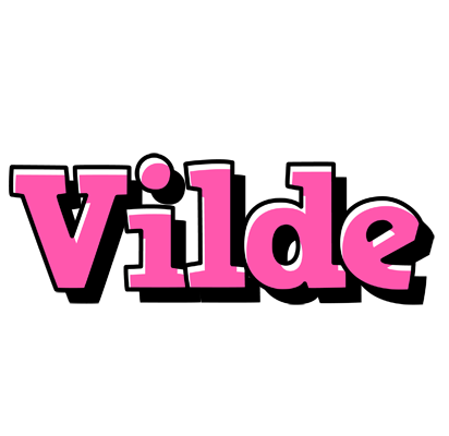 Vilde girlish logo