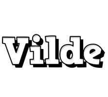 Vilde snowing logo