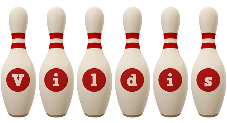 Vildis bowling-pin logo