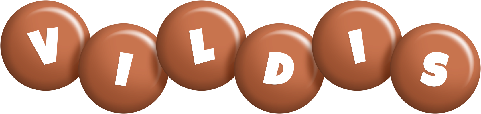 Vildis candy-brown logo