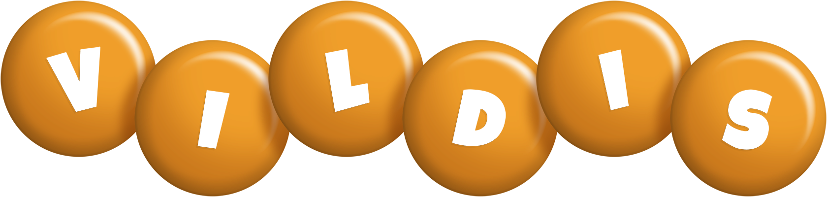 Vildis candy-orange logo