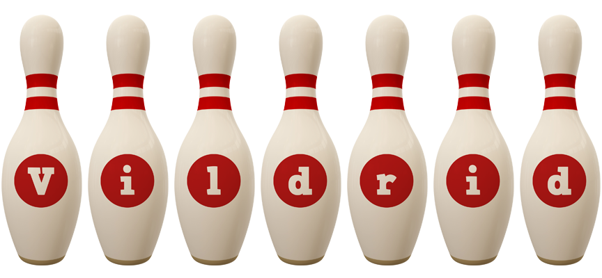 Vildrid bowling-pin logo