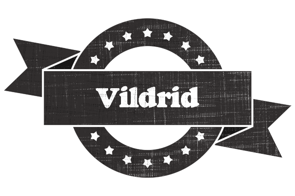 Vildrid grunge logo