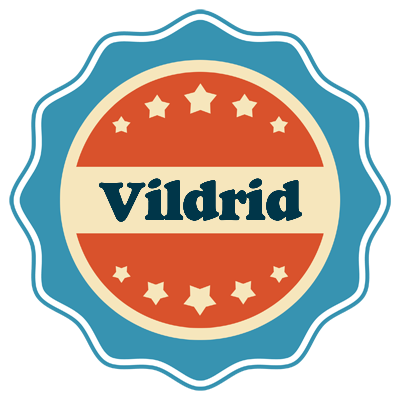 Vildrid labels logo