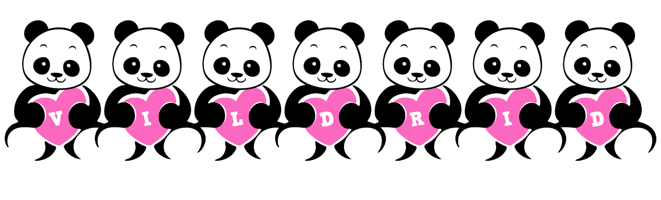 Vildrid love-panda logo