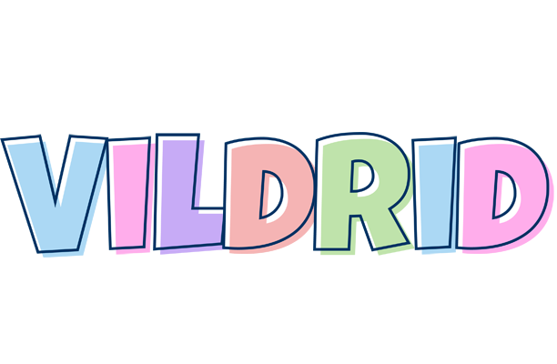 Vildrid pastel logo