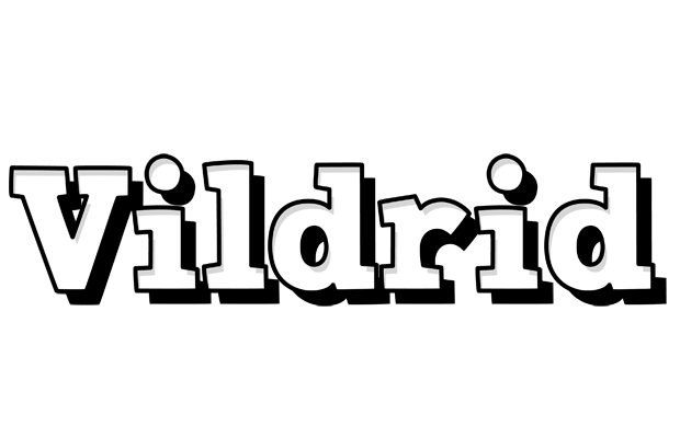 Vildrid snowing logo