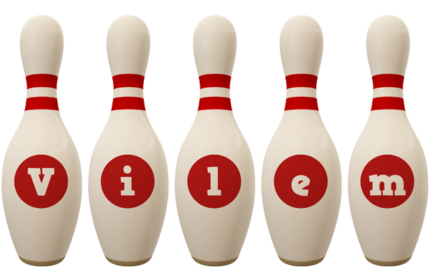 Vilem bowling-pin logo