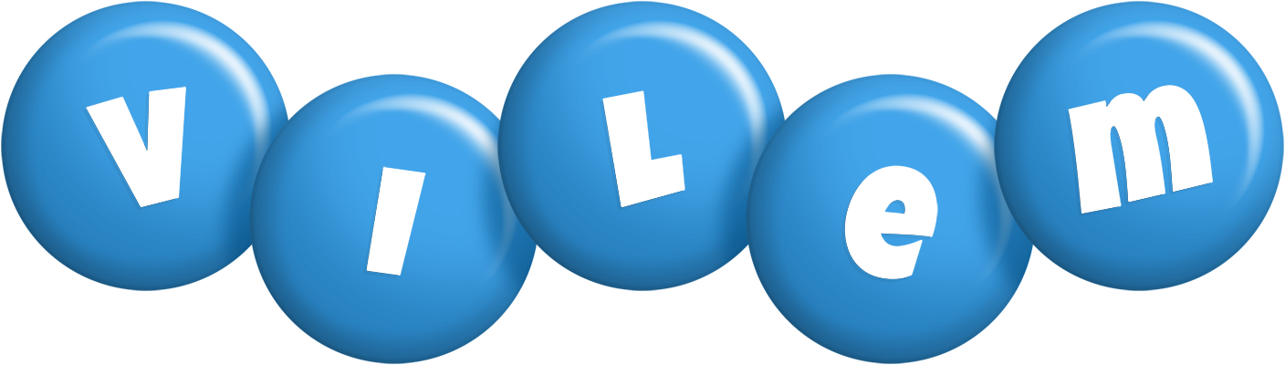Vilem candy-blue logo