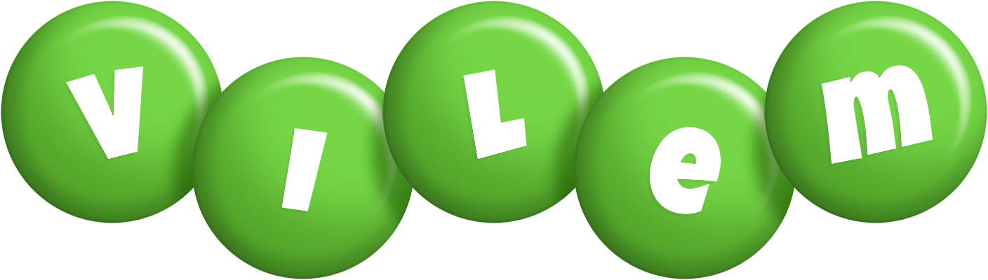 Vilem candy-green logo