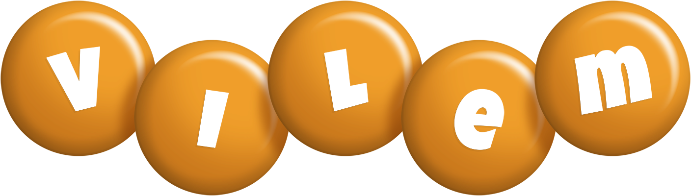Vilem candy-orange logo