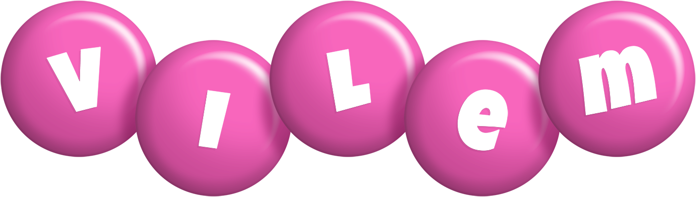 Vilem candy-pink logo