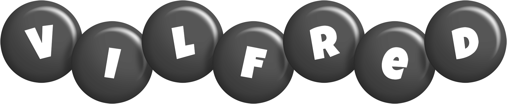 Vilfred candy-black logo