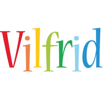 Vilfrid birthday logo