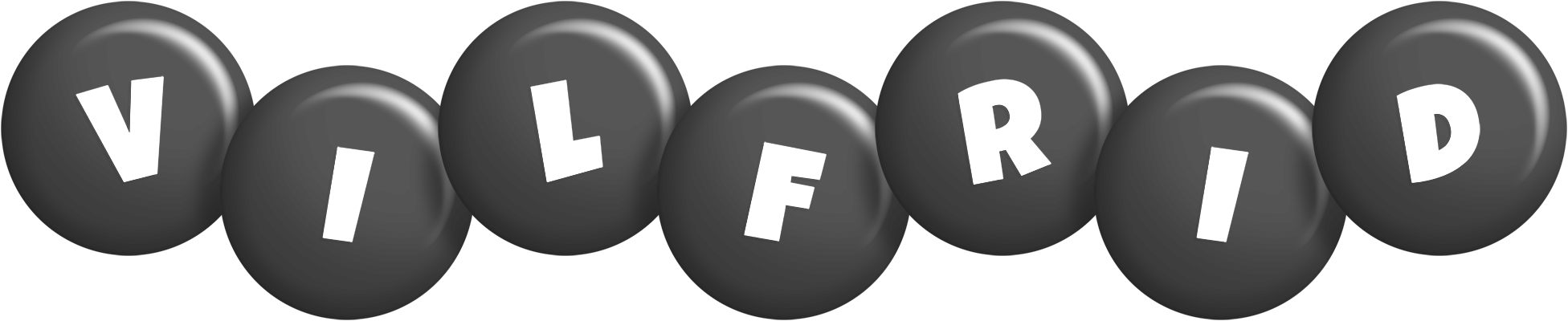 Vilfrid candy-black logo