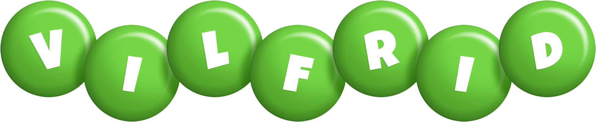 Vilfrid candy-green logo