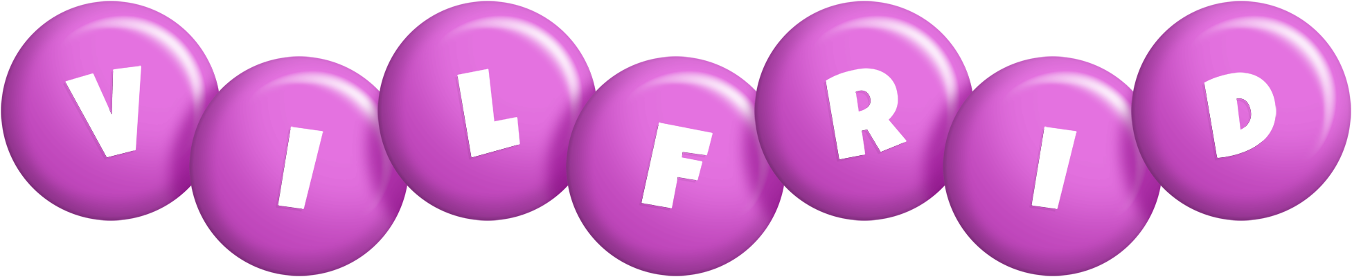 Vilfrid candy-purple logo