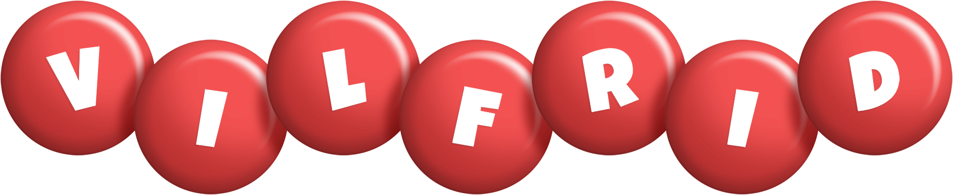 Vilfrid candy-red logo