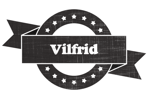 Vilfrid grunge logo