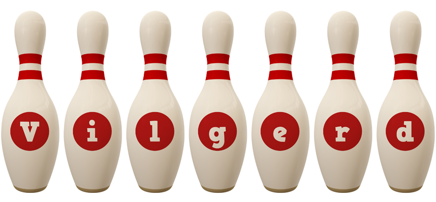 Vilgerd bowling-pin logo