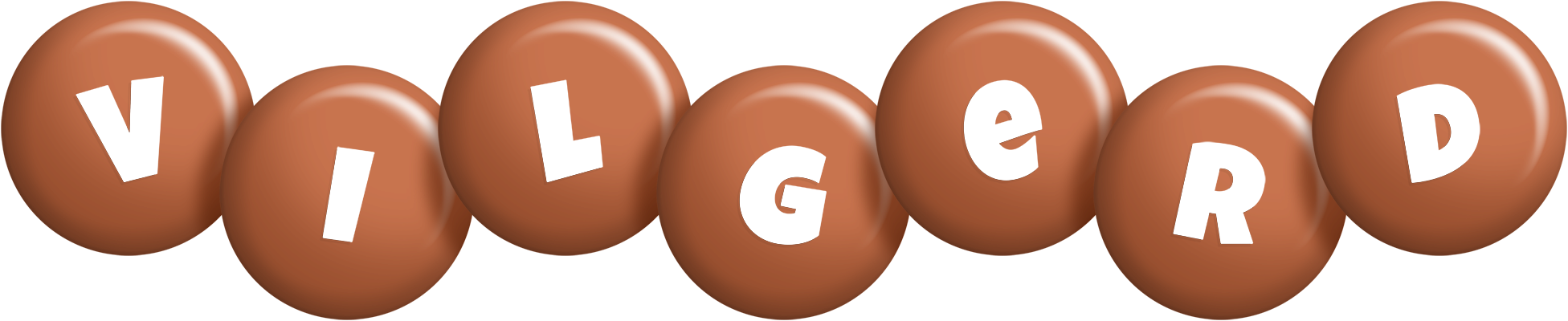 Vilgerd candy-brown logo
