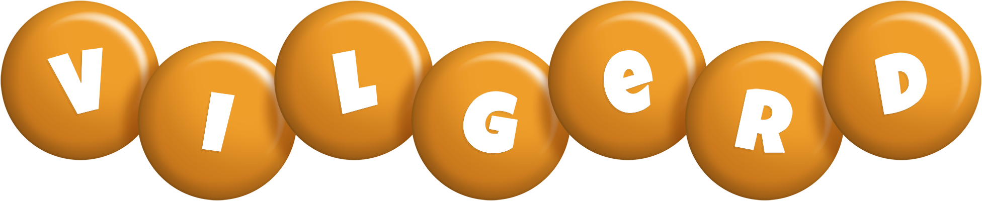 Vilgerd candy-orange logo