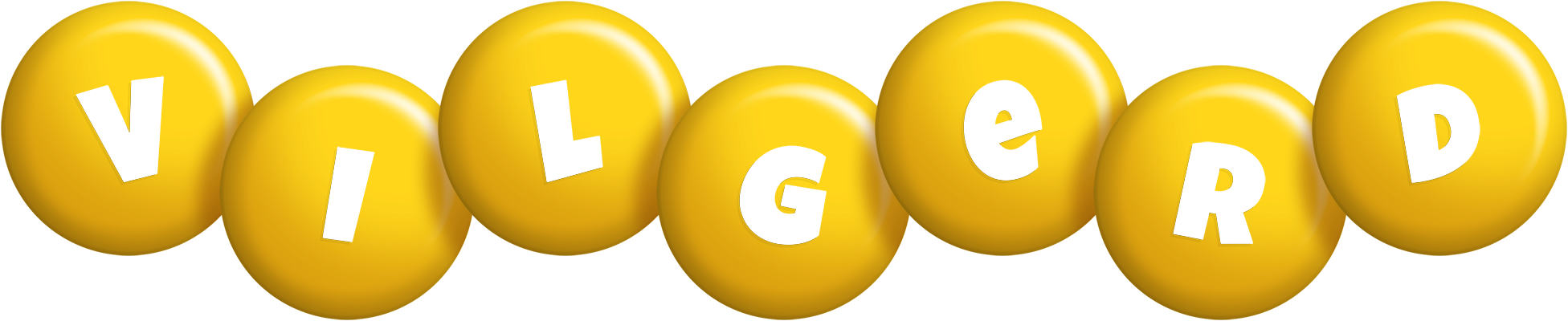 Vilgerd candy-yellow logo
