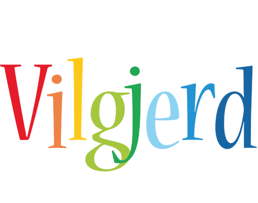 Vilgjerd birthday logo