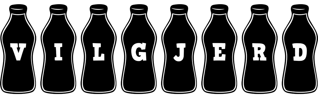 Vilgjerd bottle logo
