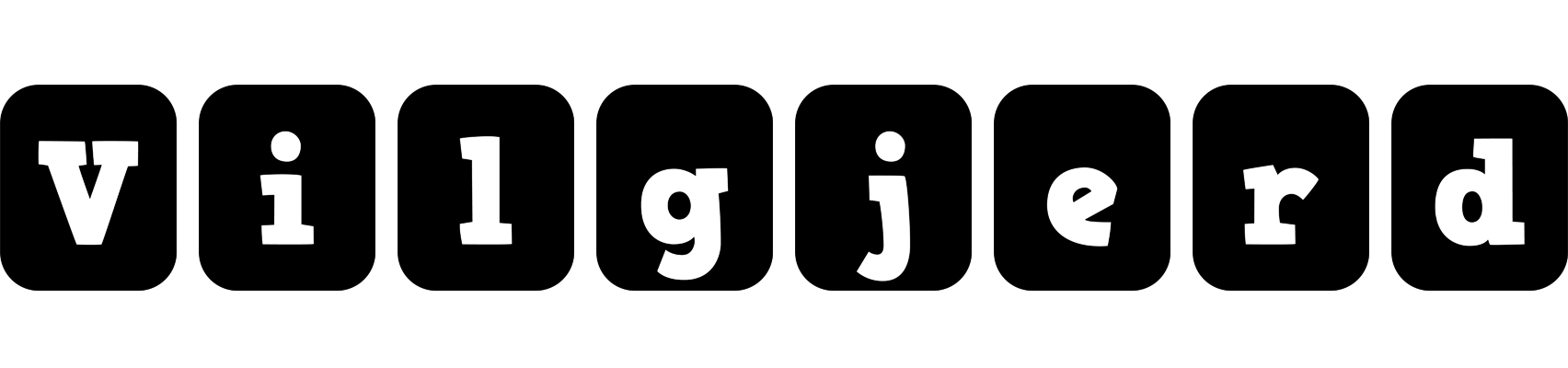 Vilgjerd box logo
