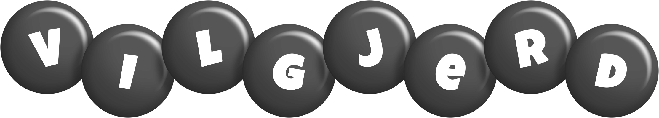 Vilgjerd candy-black logo