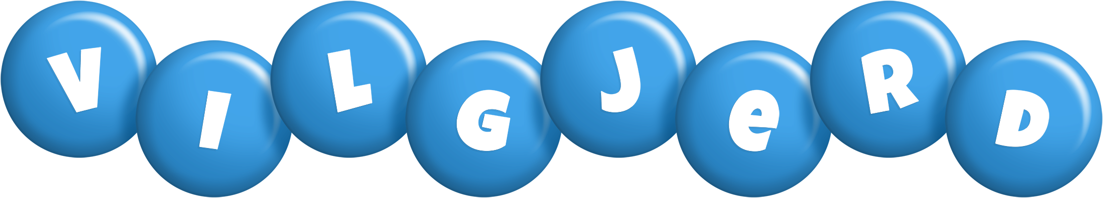 Vilgjerd candy-blue logo