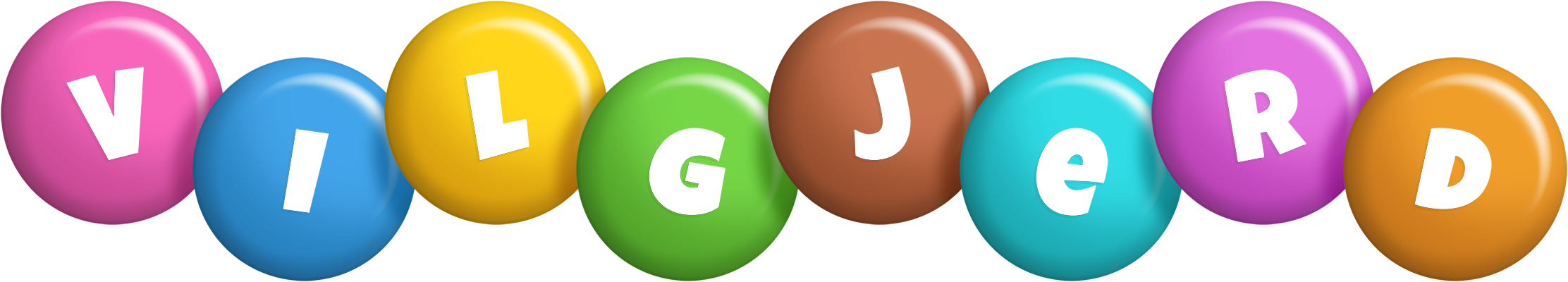 Vilgjerd candy logo