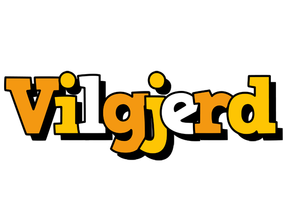 Vilgjerd cartoon logo