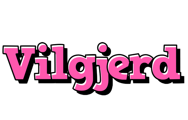 Vilgjerd girlish logo
