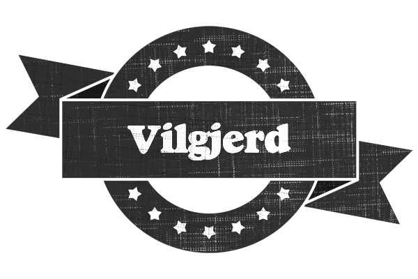 Vilgjerd grunge logo