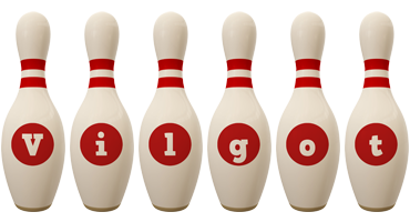 Vilgot bowling-pin logo