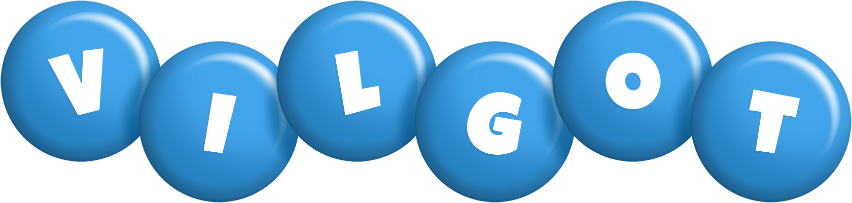 Vilgot candy-blue logo