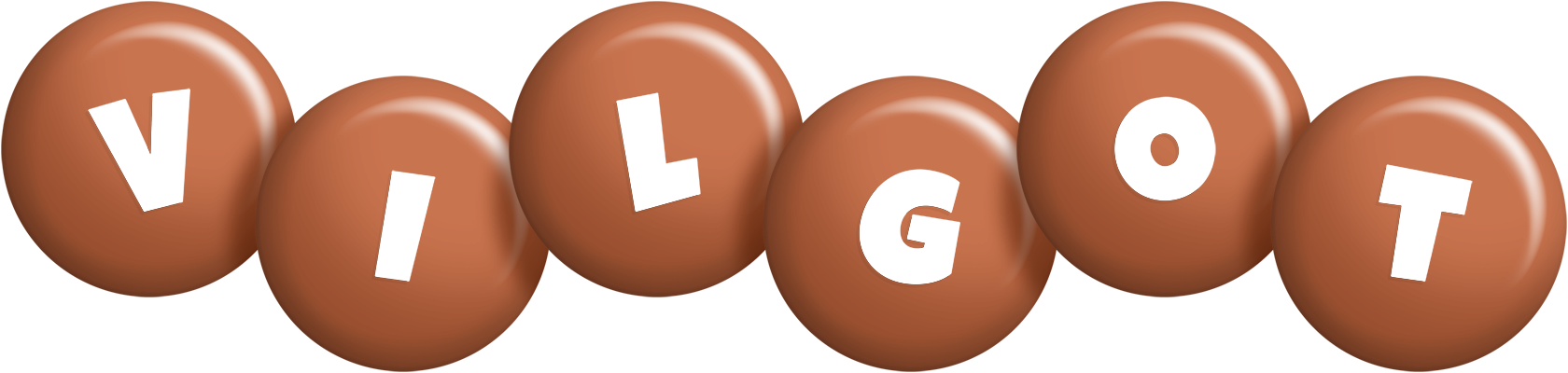 Vilgot candy-brown logo
