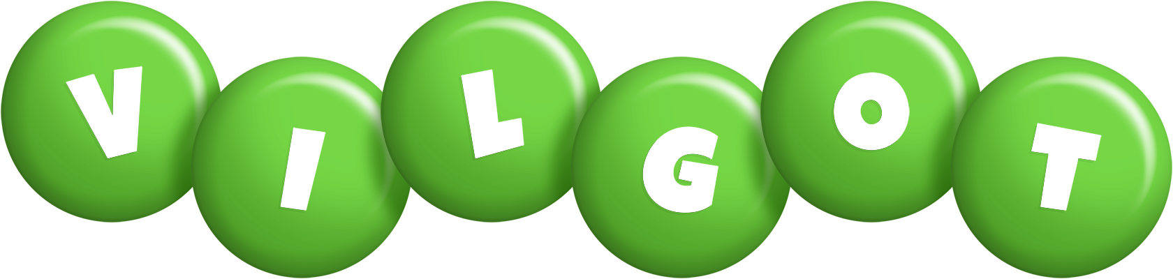 Vilgot candy-green logo