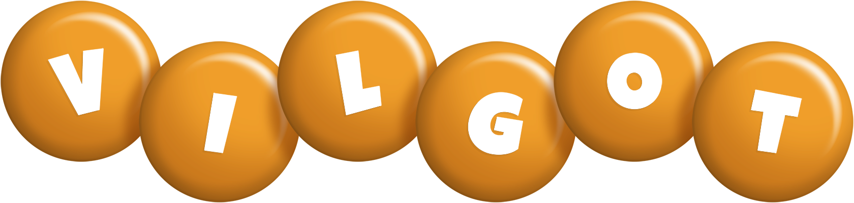 Vilgot candy-orange logo