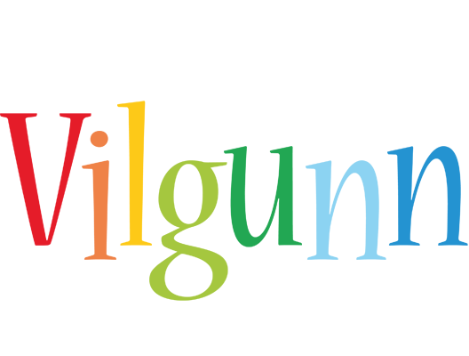 Vilgunn birthday logo