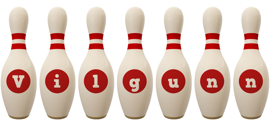 Vilgunn bowling-pin logo