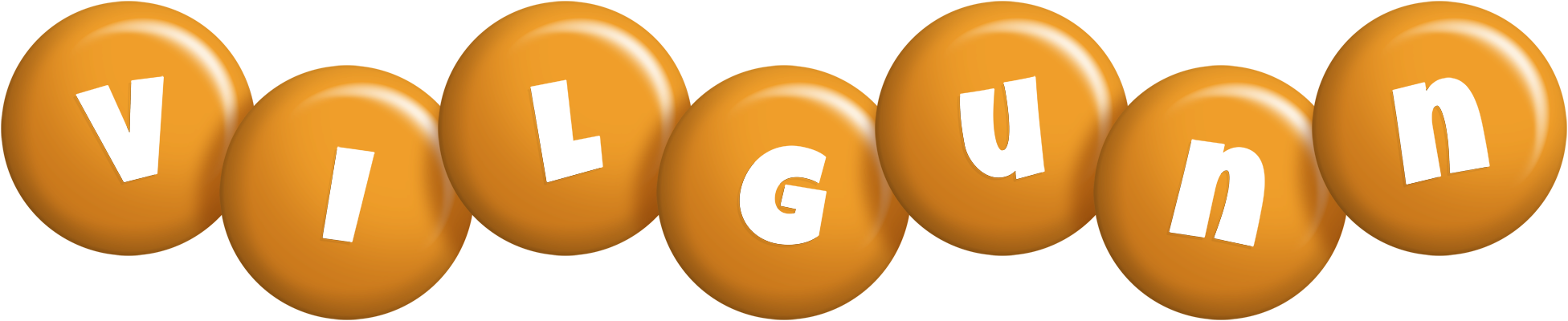 Vilgunn candy-orange logo