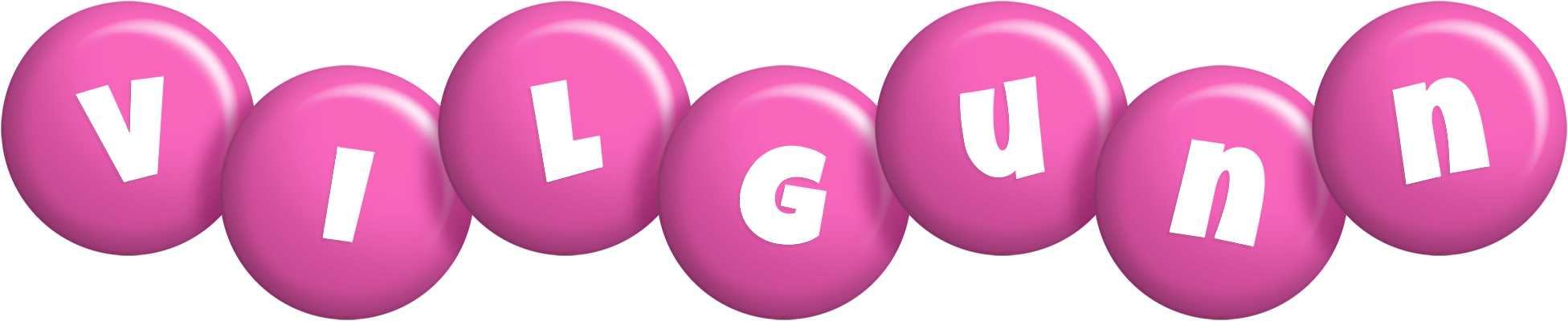 Vilgunn candy-pink logo