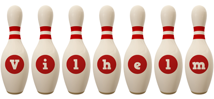 Vilhelm bowling-pin logo