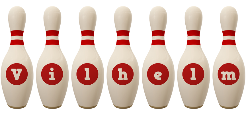 Vilhelm bowling-pin logo